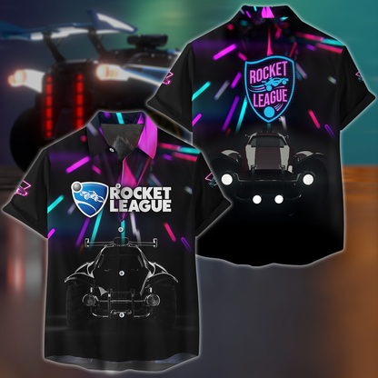 Rocket League Video Game 3D All Over Print T-shirt Tank Top Zip Hoodie Pullover Hoodie Hawaiian Shirt Beach Shorts Jogger Hawaiian Shirt