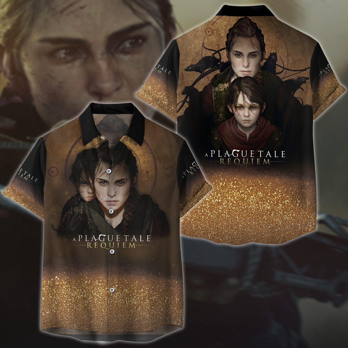 Plague Tale: Requiem Video Game 3D All Over Print T-shirt Tank Top Zip Hoodie Pullover Hoodie Hawaiian Shirt Beach Shorts Jogger Hawaiian Shirt