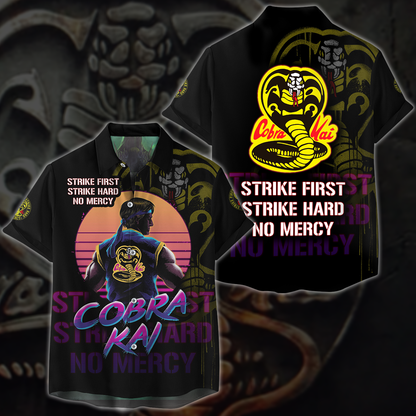 Cobra Kai TV Series 3D All Over Print T-shirt Tank Top Zip Hoodie Pullover Hoodie Hawaiian Shirt Beach Shorts Jogger Hawaiian Shirt