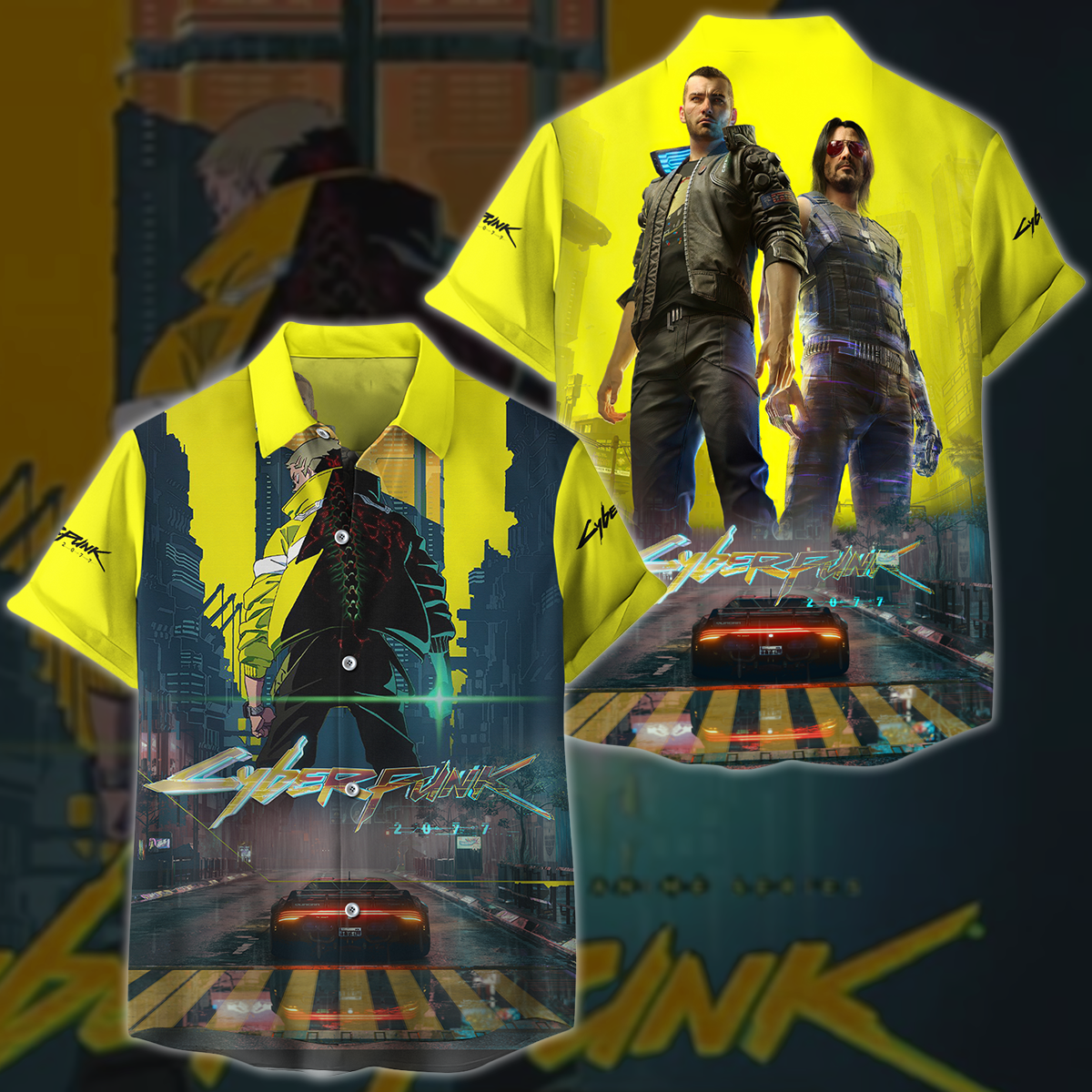 Cyberpunk 2077 Video Game 3D All Over Print T-shirt Tank Top Zip Hoodie Pullover Hoodie Hawaiian Shirt Beach Shorts Jogger Hawaiian Shirt