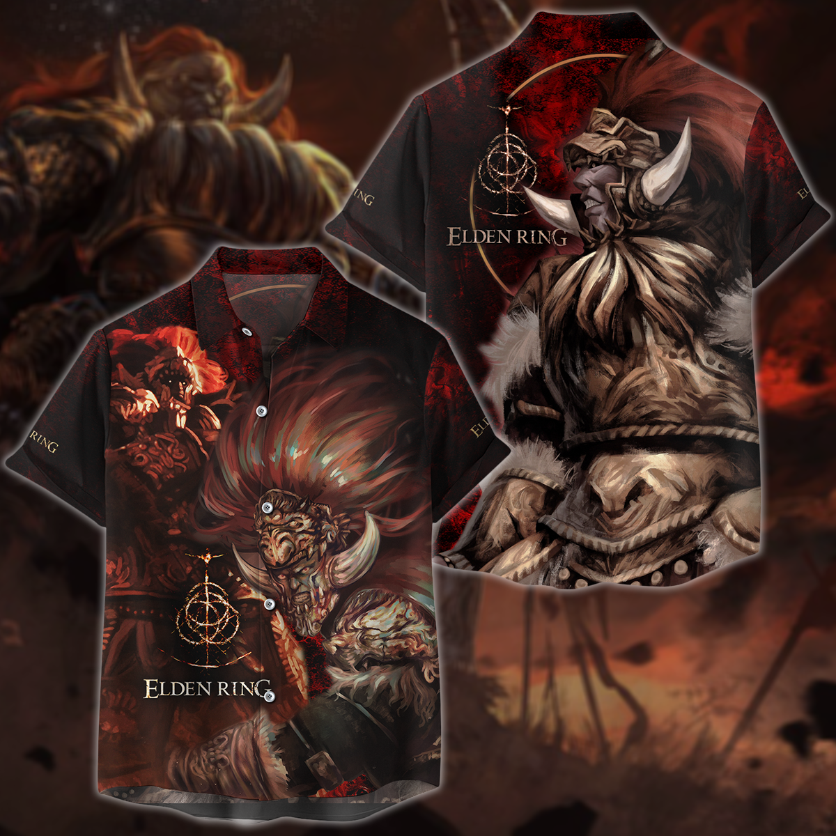 Elden Ring Radahn Video Game 3D All Over Print T-shirt Tank Top Zip Hoodie Pullover Hoodie Hawaiian Shirt Beach Shorts Jogger Hawaiian Shirt