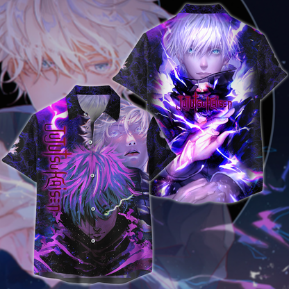 Jujutsu Kaisen Gojo Satoru 3D All Over Print T-shirt Tank Top Zip Hoodie Pullover Hoodie Hawaiian Shirt Beach Shorts Jogger Hawaiian Shirt
