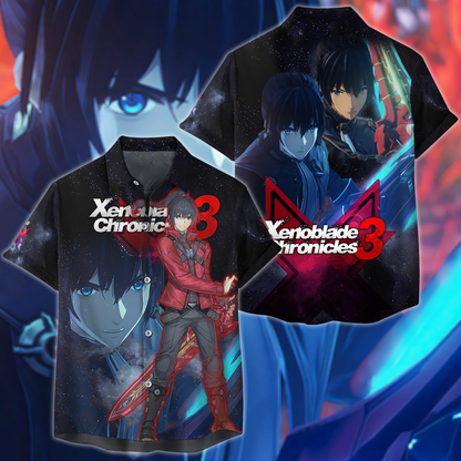 Xenoblade Chronicles 3 Video Game 3D All Over Print T-shirt Tank Top Zip Hoodie Pullover Hoodie Hawaiian Shirt Beach Shorts Jogger Hawaiian Shirt