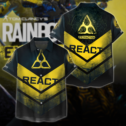 Tom Clancy Rainbow Six Extraction All Over Print T-shirt Tank Top Zip Hoodie Pullover Hoodie Hawaiian Shirt Beach Shorts Jogger Hawaiian Shirt