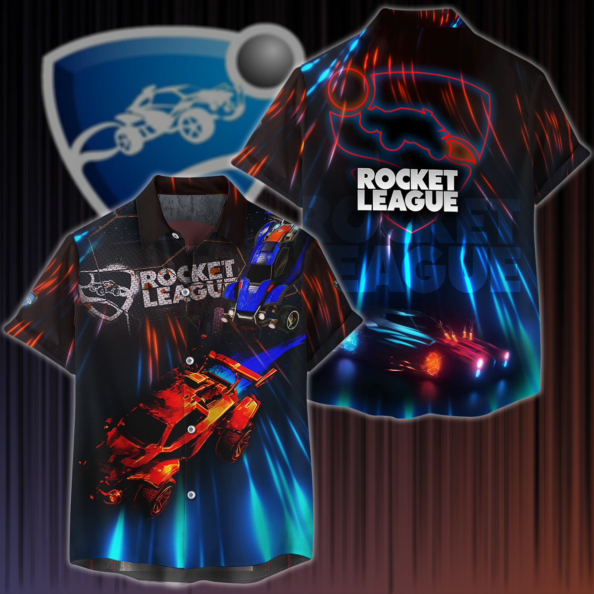 Rocket League Video Game 3D All Over Print T-shirt Tank Top Zip Hoodie Pullover Hoodie Hawaiian Shirt Beach Shorts Jogger Hawaiian Shirt