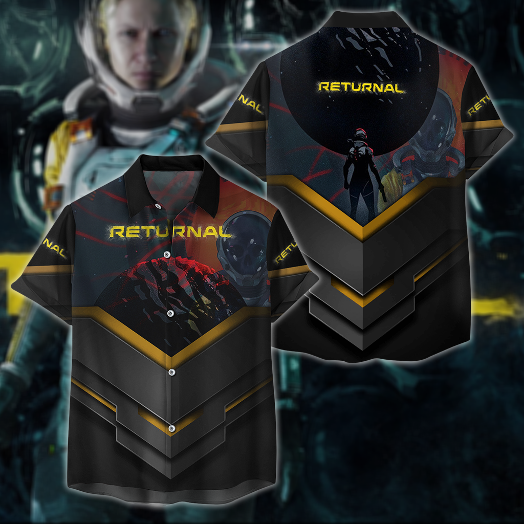 Returnal 3D All Over Print T-shirt Tank Top Zip Hoodie Pullover Hoodie Hawaiian Shirt Beach Shorts Jogger Hawaiian Shirt