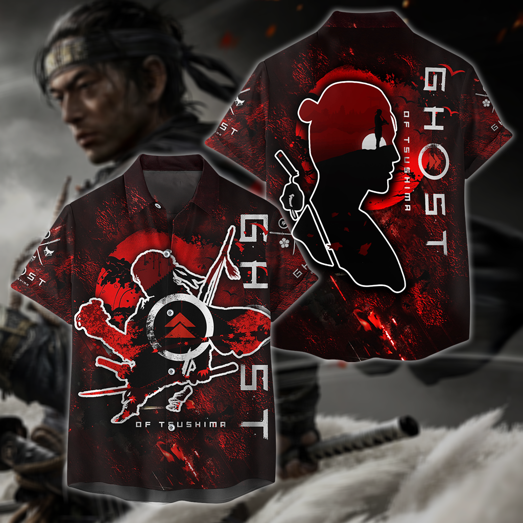 Ghost of Tsushima 3D All Over Print T-shirt Tank Top Zip Hoodie Pullover Hoodie Hawaiian Shirt Beach Shorts Jogger Hawaiian Shirt