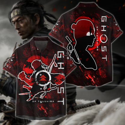 Ghost of Tsushima 3D All Over Print T-shirt Tank Top Zip Hoodie Pullover Hoodie Hawaiian Shirt Beach Shorts Jogger Hawaiian Shirt