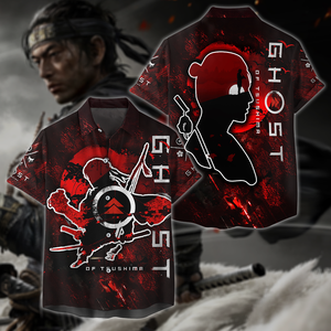 Ghost of Tsushima 3D All Over Print T-shirt Tank Top Zip Hoodie Pullover Hoodie Hawaiian Shirt Beach Shorts Jogger Hawaiian Shirt S 