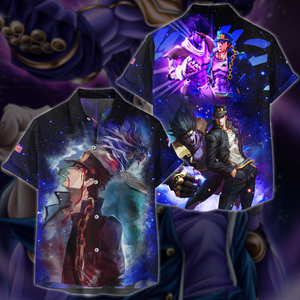 JoJo's Bizarre Adventure Anime 3D All Over Print T-shirt Tank Top Zip Hoodie Pullover Hoodie Hawaiian Shirt Beach Shorts Jogger Hawaiian Shirt S 