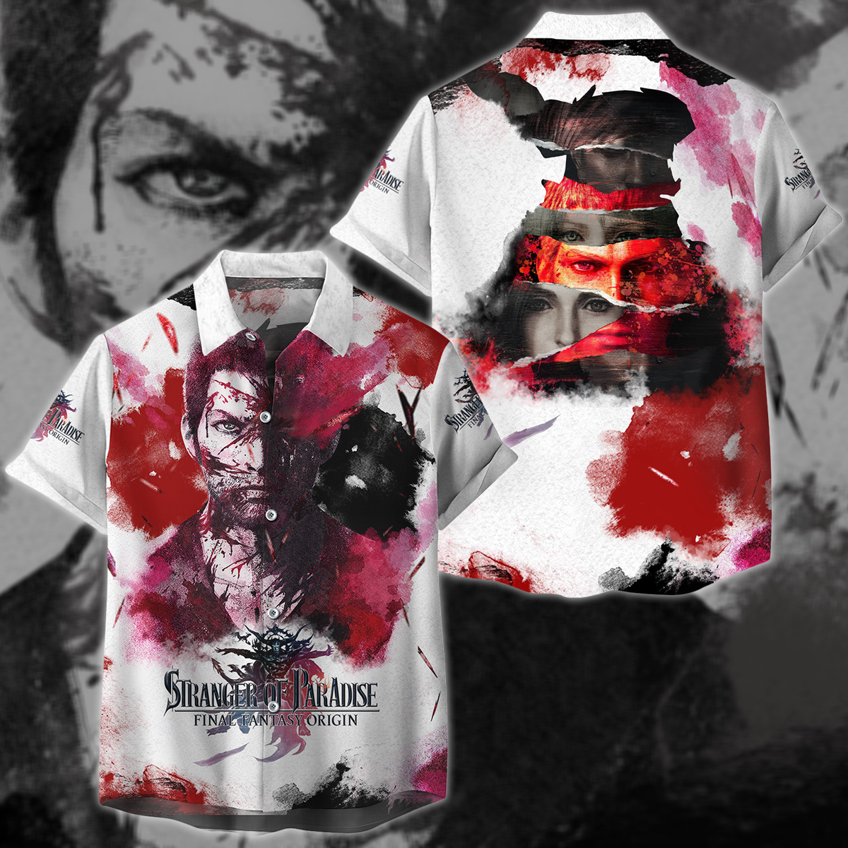 Stranger of Paradise: Final Fantasy Origin Video Game 3D All Over Printed T-shirt Tank Top Zip Hoodie Pullover Hoodie Hawaiian Shirt Beach Shorts Jogger Hawaiian Shirt