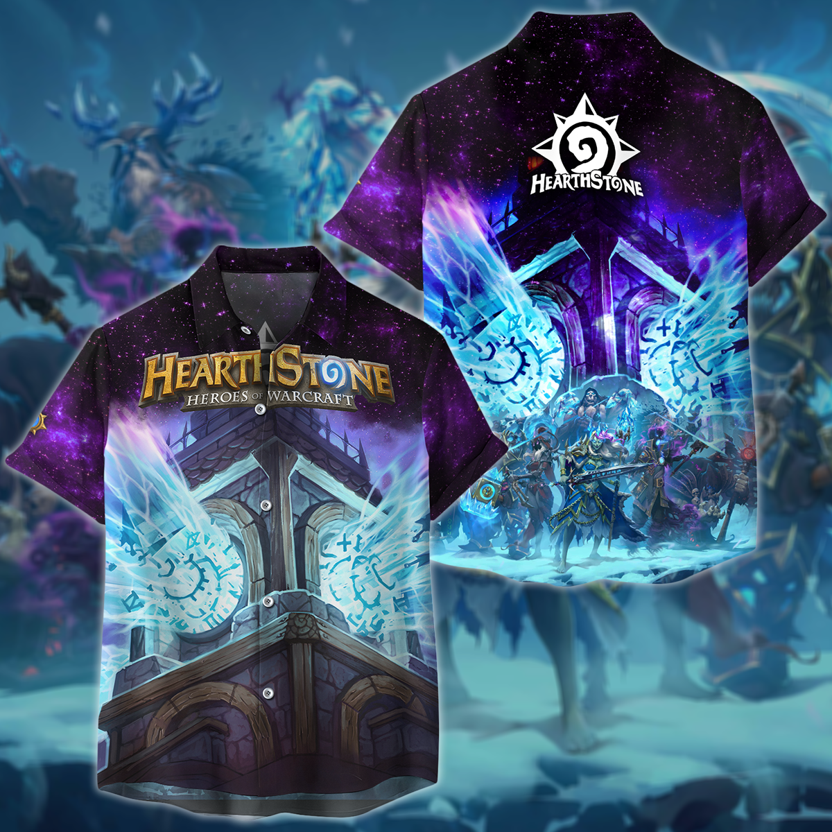 Hearthstone Video Game 3D All Over Print T-shirt Tank Top Zip Hoodie Pullover Hoodie Hawaiian Shirt Beach Shorts Jogger Hawaiian Shirt