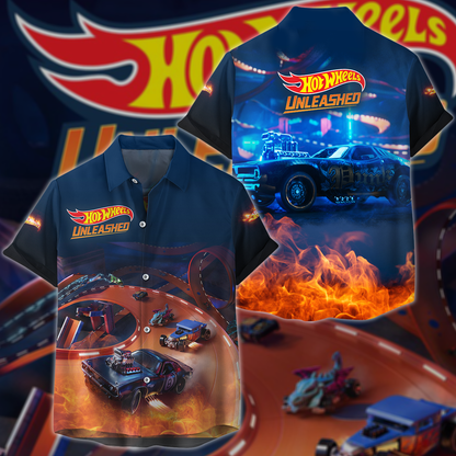 Hot Wheels Unleashed Video Game 3D All Over Print T-shirt Tank Top Zip Hoodie Pullover Hoodie Hawaiian Shirt Beach Shorts Jogger Hawaiian Shirt