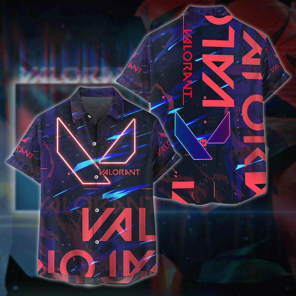 Valorant 3D All Over Print T-shirt Tank Top Zip Hoodie Pullover Hoodie Hawaiian Shirt Beach Shorts Jogger Hawaiian Shirt