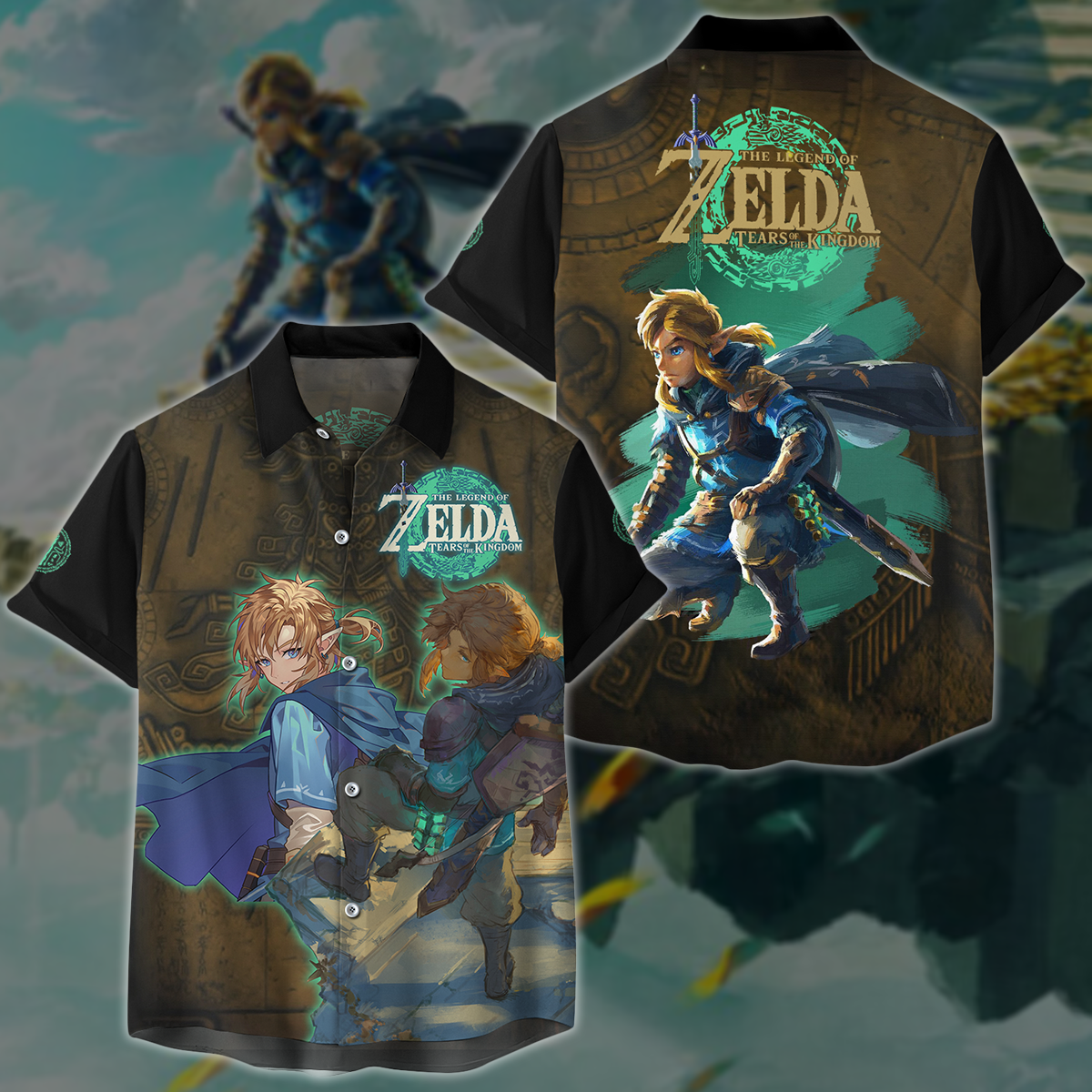 The Legend of Zelda: Tears of the Kingdom Video Game 3D All Over Printed T-shirt Tank Top Zip Hoodie Pullover Hoodie Hawaiian Shirt Beach Shorts Jogger Hawaiian Shirt