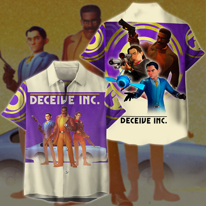 Deceive Inc Video Game 3D All Over Printed T-shirt Tank Top Zip Hoodie Pullover Hoodie Hawaiian Shirt Beach Shorts Jogger Hawaiian Shirt