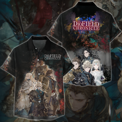 The DioField Chronicle Video Game 3D All Over Print T-shirt Tank Top Zip Hoodie Pullover Hoodie Hawaiian Shirt Beach Shorts Jogger Hawaiian Shirt