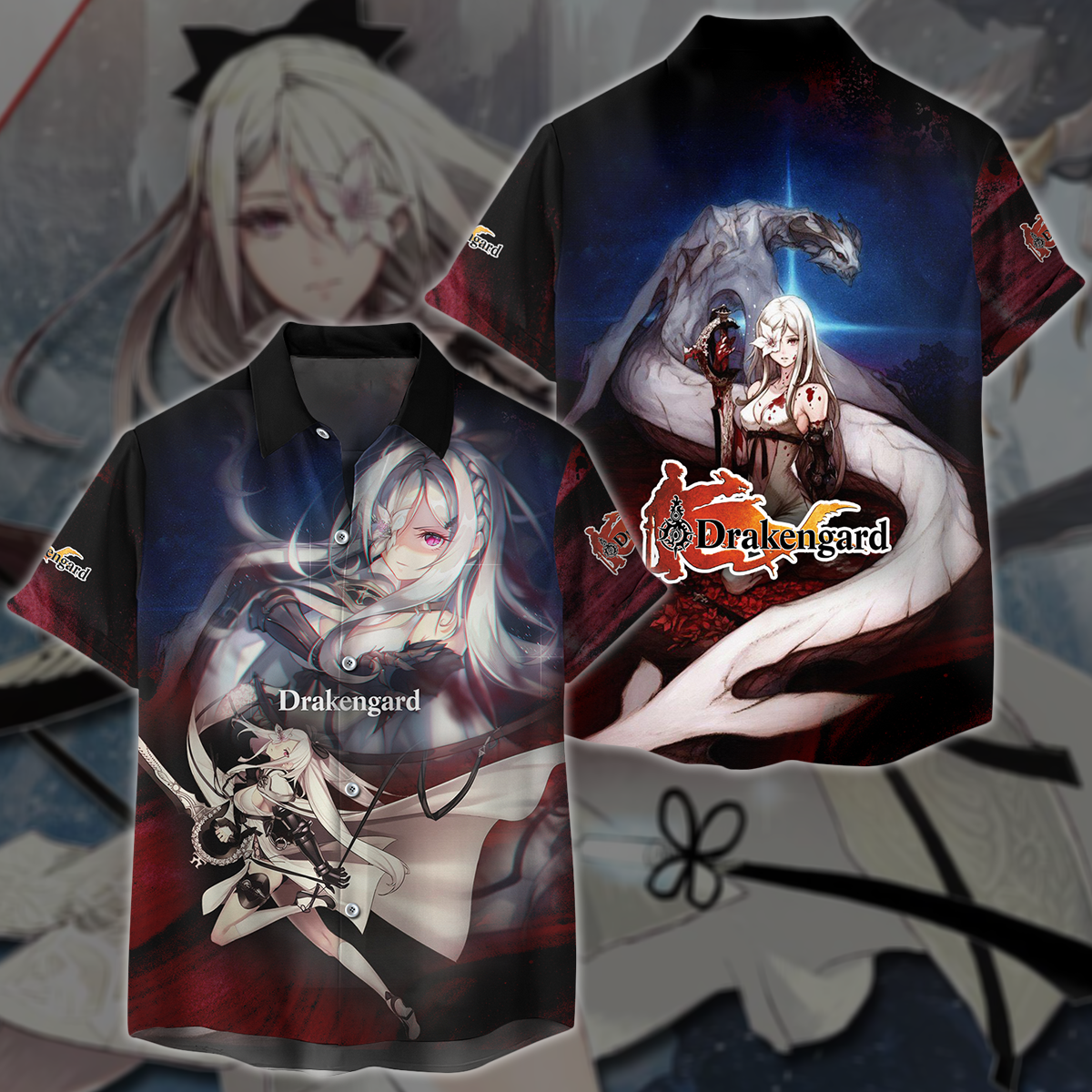 Drakengard Zero Video Game 3D All Over Printed T-shirt Tank Top Zip Hoodie Pullover Hoodie Hawaiian Shirt Beach Shorts Jogger Hawaiian Shirt