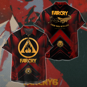 Farcry 6 3D All Over Print T-shirt Tank Top Zip Hoodie Pullover Hoodie Hawaiian Shirt Beach Shorts Jogger Hawaiian Shirt S 