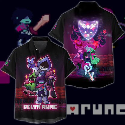 Deltarune Video Game 3D All Over Printed T-shirt Tank Top Zip Hoodie Pullover Hoodie Hawaiian Shirt Beach Shorts Jogger Hawaiian Shirt