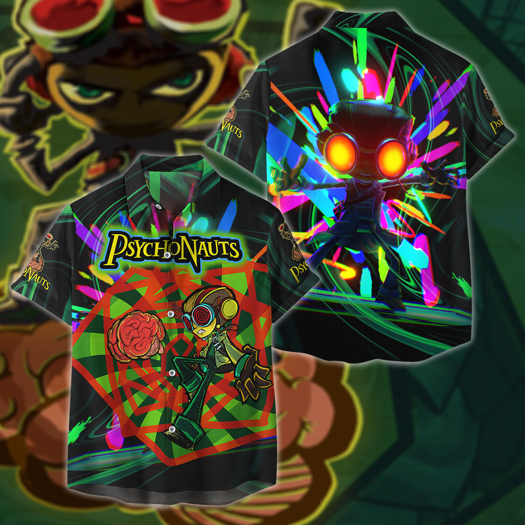 Psychonauts 2 3D All Over Print T-shirt Tank Top Zip Hoodie Pullover Hoodie Hawaiian Shirt Beach Shorts Jogger Hawaiian Shirt