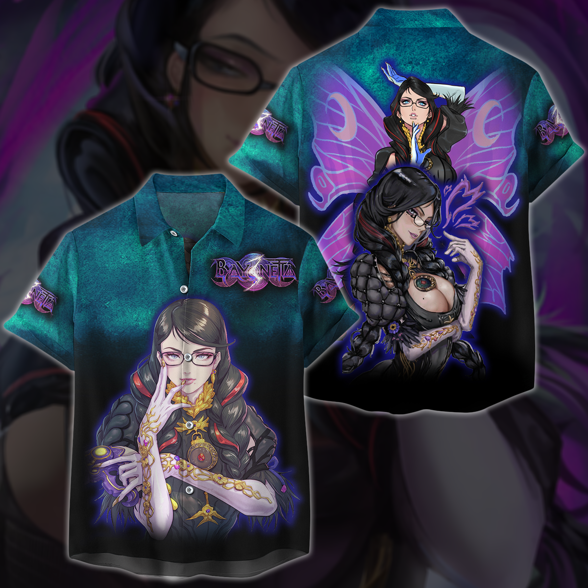 Bayonetta 3 Video Game 3D All Over Print T-shirt Tank Top Zip Hoodie Pullover Hoodie Hawaiian Shirt Beach Shorts Jogger Hawaiian Shirt