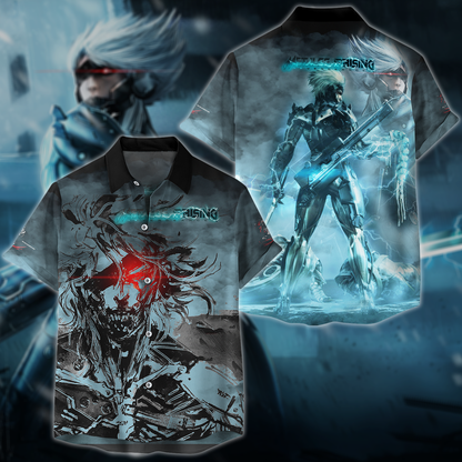 Metal Gear Rising Revengeance Video Game 3D All Over Print T-shirt Tank Top Zip Hoodie Pullover Hoodie Hawaiian Shirt Beach Shorts Jogger Hawaiian Shirt