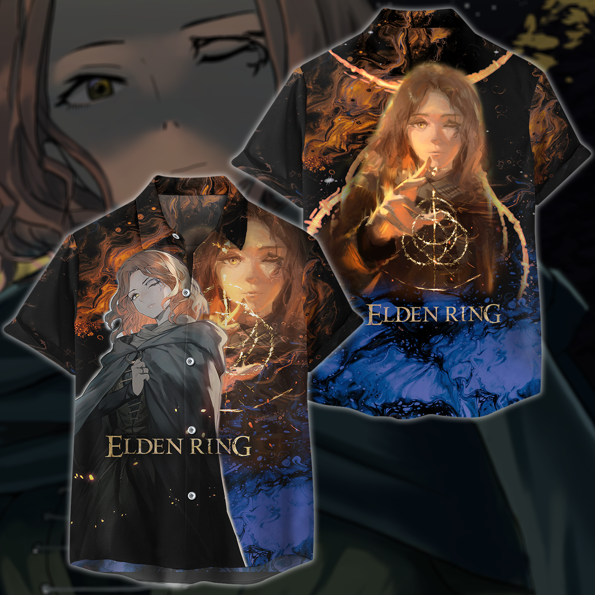 Elden Ring Melina Video Game 3D All Over Print T-shirt Tank Top Zip Hoodie Pullover Hoodie Hawaiian Shirt Beach Shorts Jogger Hawaiian Shirt