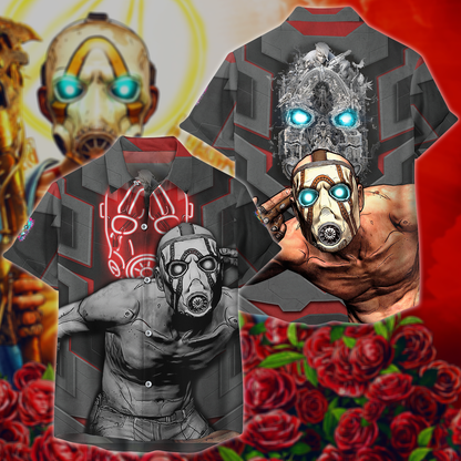 Borderlands Video Game 3D All Over Print T-shirt Tank Top Zip Hoodie Pullover Hoodie Hawaiian Shirt Beach Shorts Jogger Hawaiian Shirt