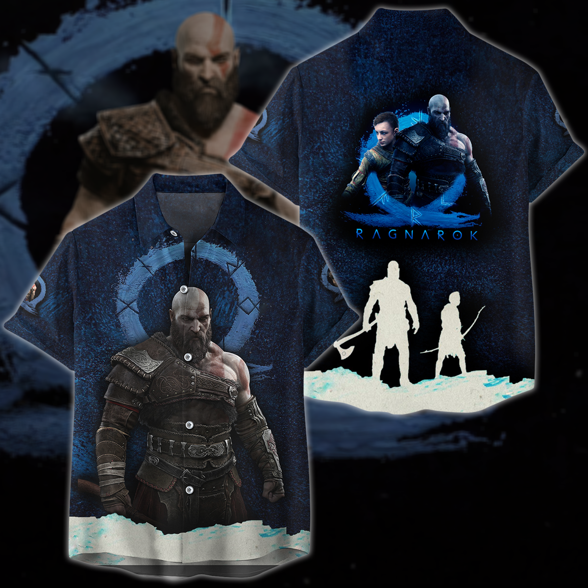 God of War Ragnarok Video Game 3D All Over Print T-shirt Tank Top Zip Hoodie Pullover Hoodie Hawaiian Shirt Beach Shorts Jogger Hawaiian Shirt