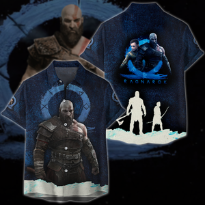 God of War Ragnarok Video Game 3D All Over Print T-shirt Tank Top Zip Hoodie Pullover Hoodie Hawaiian Shirt Beach Shorts Jogger Hawaiian Shirt S 