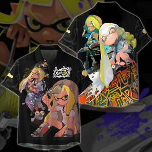 Splatoon 3 Video Game 3D All Over Printed T-shirt Tank Top Zip Hoodie Pullover Hoodie Hawaiian Shirt Beach Shorts Jogger Hawaiian Shirt S 