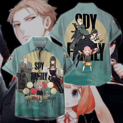 Spy x Family 3D All Over Print T-shirt Tank Top Zip Hoodie Pullover Hoodie Hawaiian Shirt Beach Shorts Jogger Hawaiian Shirt