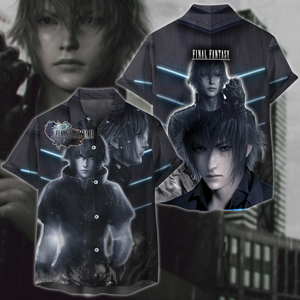 Final Fantasy XV Video Game 3D All Over Print T-shirt Tank Top Zip Hoodie Pullover Hoodie Hawaiian Shirt Beach Shorts Jogger Hawaiian Shirt S 