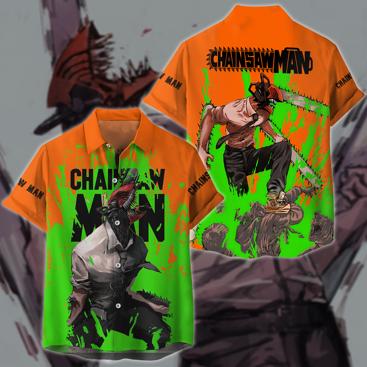 Chainsaw Man Anime Manga 3D All Over Print T-shirt Tank Top Zip Hoodie Pullover Hoodie Hawaiian Shirt Beach Shorts Jogger Hawaiian Shirt
