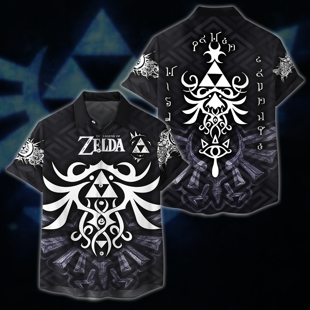 Legend of Zelda All Over Print T-shirt Tank Top Zip Hoodie Pullover Hoodie Hawaiian Shirt Hawaiian Shirt