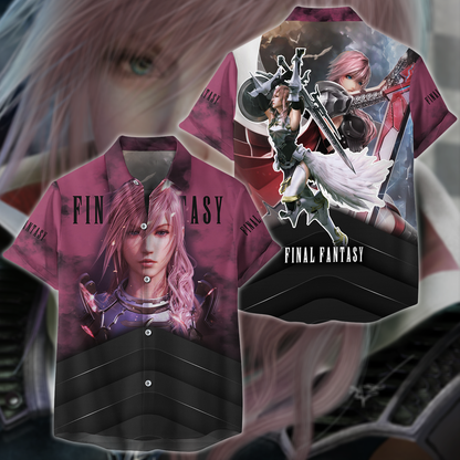 Final Fantasy XIII Video Game 3D All Over Print T-shirt Tank Top Zip Hoodie Pullover Hoodie Hawaiian Shirt Beach Shorts Jogger Hawaiian Shirt
