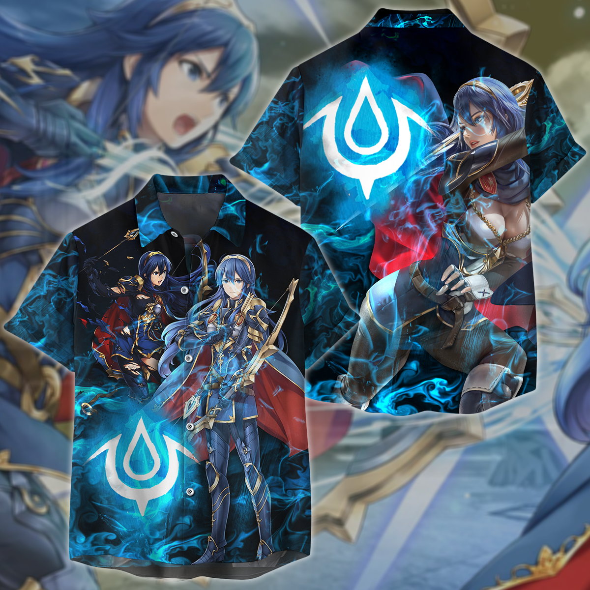 Fire Emblem Video Game 3D All Over Print T-shirt Tank Top Zip Hoodie Pullover Hoodie Hawaiian Shirt Beach Shorts Jogger Hawaiian Shirt