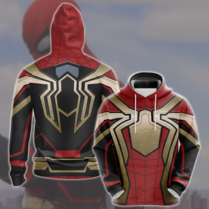 Spider-Man 2 Peter Parker Hybrid Suit (Spider-Man: No Way Home) Cosplay Video Game All Over Printed T-shirt Tank Top Zip Hoodie Pullover Hoodie Hawaiian Shirt Beach Shorts Joggers Hoodie S 