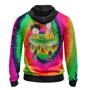 Breaking Bad x Rick and Morty Unisex 3D T-shirt   