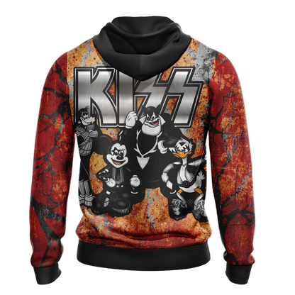 Kiss band x Disney character Unisex 3D T-shirt
