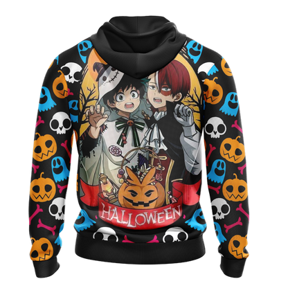 My Hero Academia - Deku and Todoroki Halloween Unisex 3D T-shirt