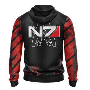 Mass Effect - N7 New Version Unisex 3D T-shirt   