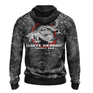 Blade Runner White Dragon Noodle Bar Unisex 3D T-shirt   