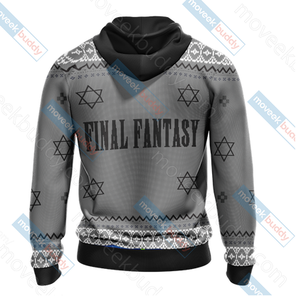 Final Fantasy VII - Cloud Christmas Style Unisex 3D T-shirt