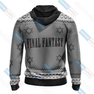 Final Fantasy VII - Cloud Christmas Style Unisex 3D T-shirt   