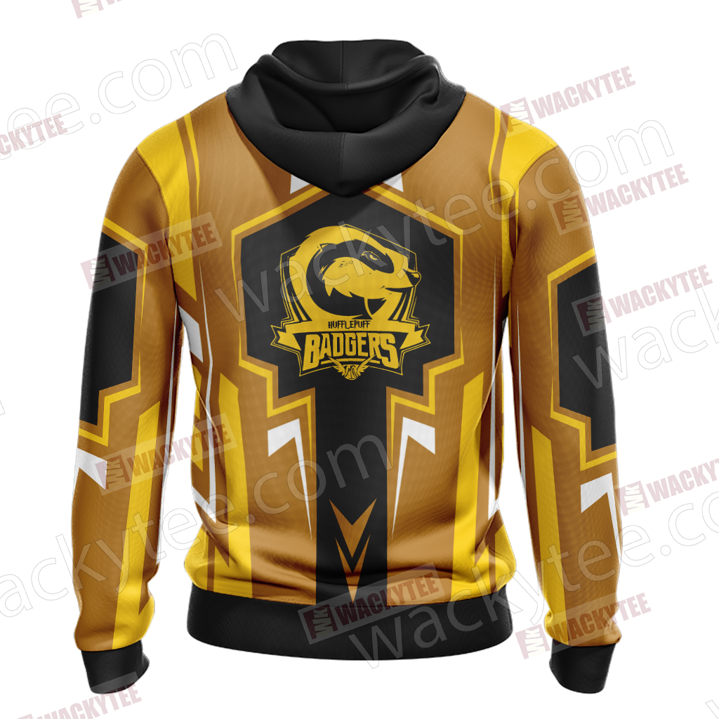 Harry Potter Hogwarts Castle - Hufflepuff House Wacky Style New Collection Unisex 3D T-shirt