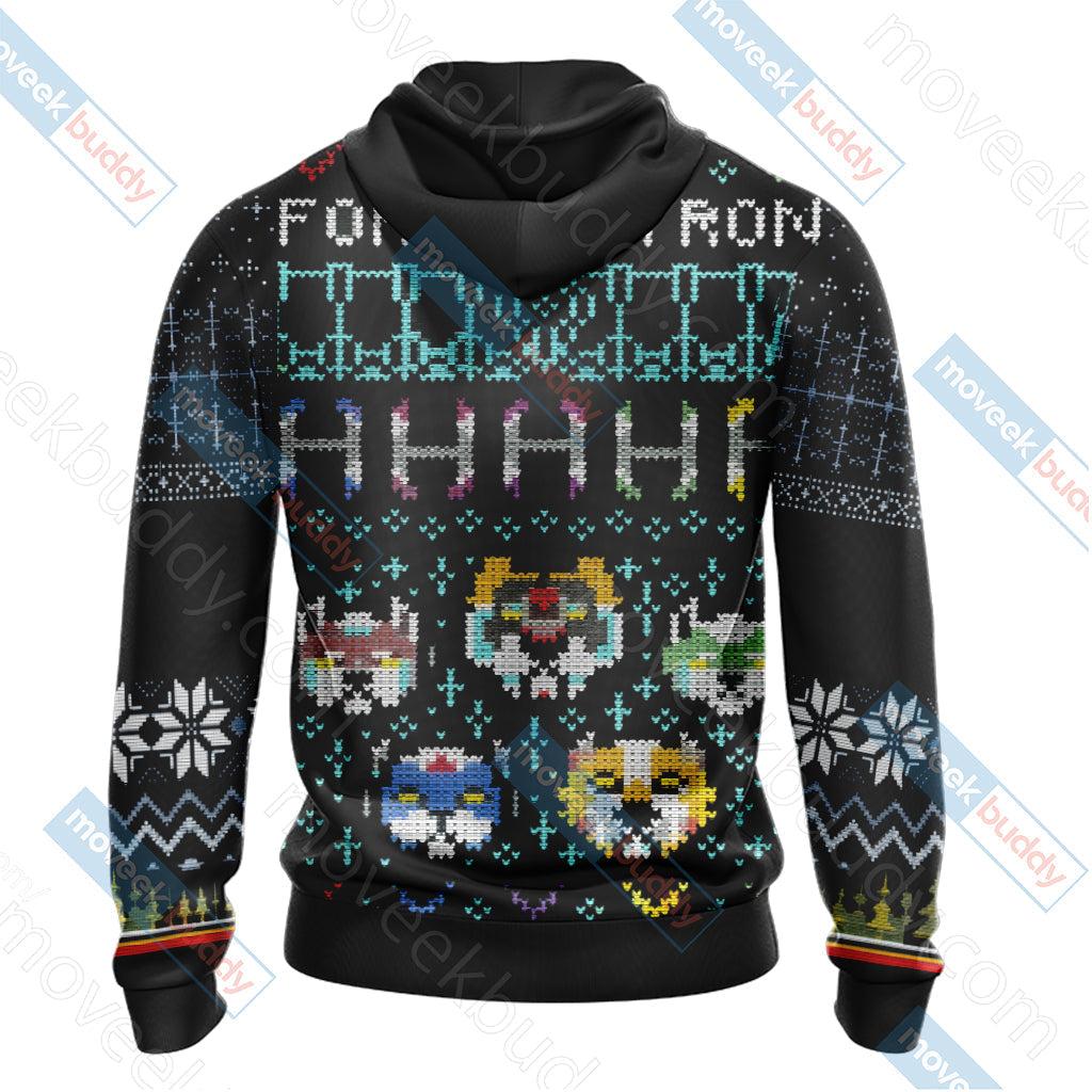 Voltron Knitting Style Unisex 3D T-shirt