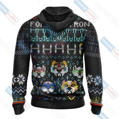 Voltron Knitting Style Unisex 3D T-shirt