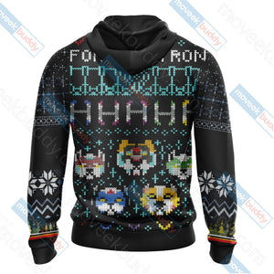 Voltron Knitting Style Unisex 3D T-shirt   